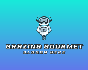 Gaming Robot Avatar logo design