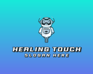 Gaming Robot Avatar logo design