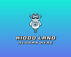 Gaming Robot Avatar logo design