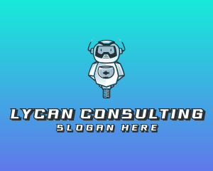 Gaming Robot Avatar logo design