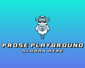 Gaming Robot Avatar logo design