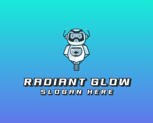 Gaming Robot Avatar logo design