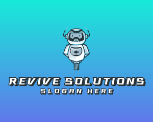 Gaming Robot Avatar logo design