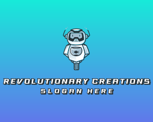 Gaming Robot Avatar logo design