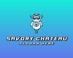 Gaming Robot Avatar logo design