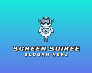 Gaming Robot Avatar logo design