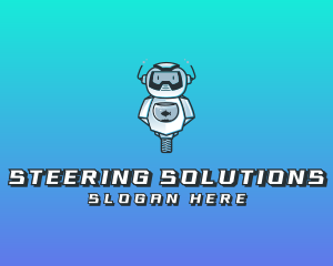 Gaming Robot Avatar logo design