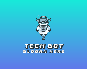 Gaming Robot Avatar logo design