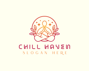 Yoga Meditation Spa logo design