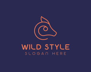 Wild Animal Snout logo design