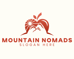 Natural Apple Mountain logo design