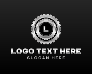 Industrial Cogwheel Gear logo