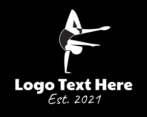 Female Gymnast Performer  logo