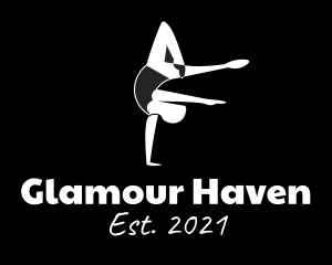 Female Gymnast Performer  logo