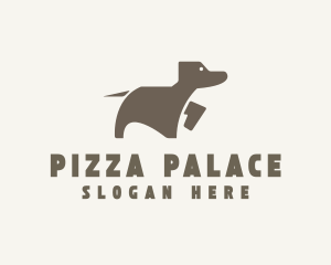 Brown Pet Dog logo design