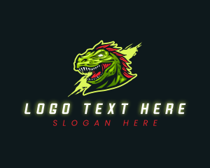 T-rex Dinosaur Gaming logo