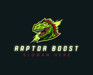 T-rex Dinosaur Gaming logo