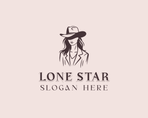 Cowgirl Rodeo Fashion logo design