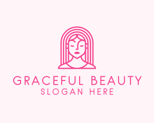 Beautiful Teenager Girl logo