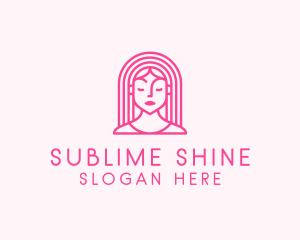 Beautiful Teenager Girl logo
