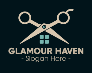 House Scissor Barber logo