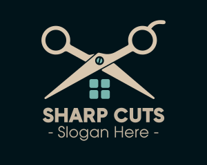 House Scissor Barber logo