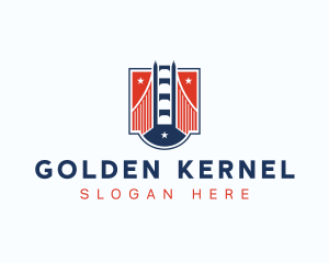 Golden Gate Bridge logo design