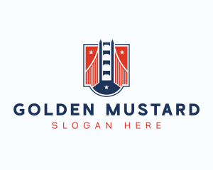 Golden Gate Bridge logo design