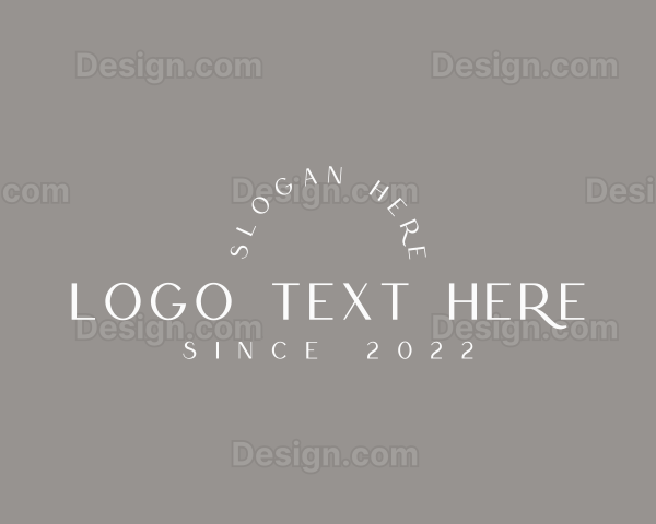 Classic Arch Wordmark Logo