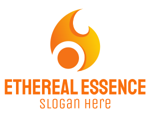 Orange Flame Energy logo design