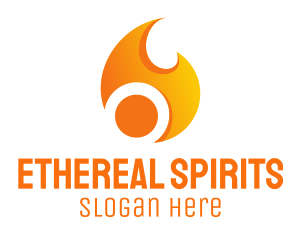 Orange Flame Energy logo design