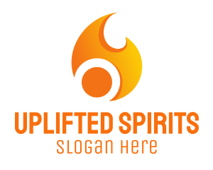 Orange Flame Energy logo design