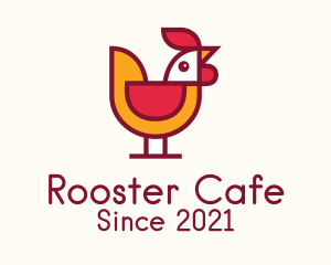 Rooster Poultry Bird logo