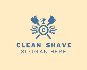 Eco Mop Sprayer Cleaning logo design