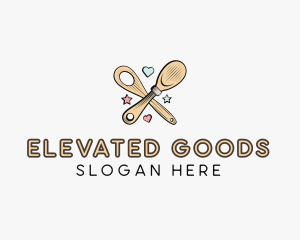 Spatula Baking Sweets logo design