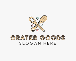 Spatula Baking Sweets logo design