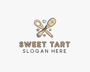 Spatula Baking Sweets logo design