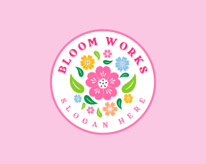 Flower Bloom Wellness logo design