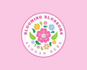 Flower Bloom Wellness logo design