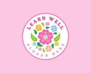 Flower Bloom Wellness logo design