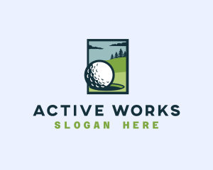 Golf Sport Entertainment logo design