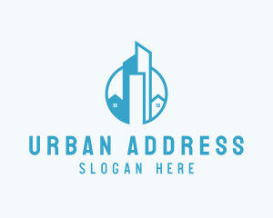 Urban Condominium Skyscraper logo design