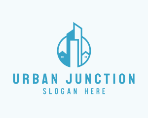 Urban Condominium Skyscraper logo design