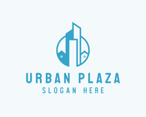 Urban Condominium Skyscraper logo design