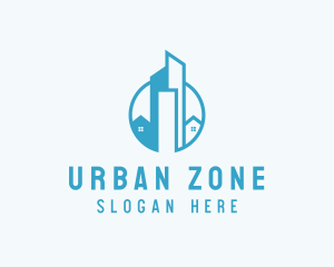 Urban Condominium Skyscraper logo design