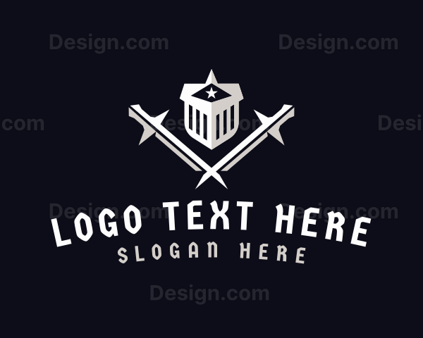 Sword Medieval Knight Logo