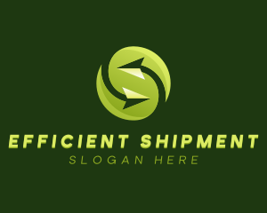 Plane Logistics Courier logo design