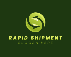 Plane Logistics Courier logo design