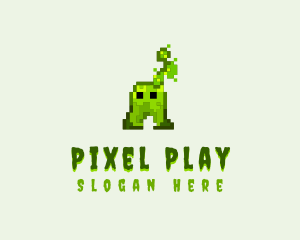 Pixel Arcade Monster  logo