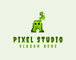 Pixel Arcade Monster  logo